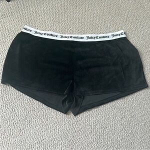 Juicy Couture Black Velour Sleepwear